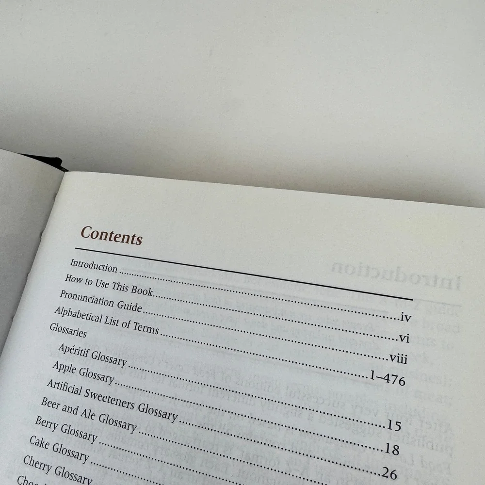 2009 Hardcover The Deluxe Food Lover's Companion‎ Technique Cooking Gold Accents